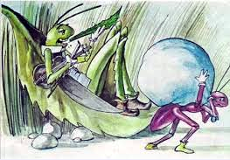 A Cricket and an Ant